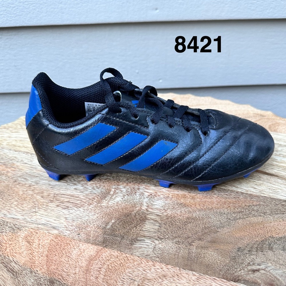 Adidas Copa 20.4 FG Kids Soccer Cleats Black Royal Blue FV2894 Size 2.5Y